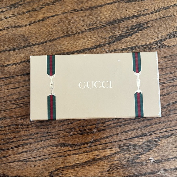 Vintage Gucci Gold Perfume Bottle Pendant Necklace Sherry Line With Box! - Picture 8 of 10